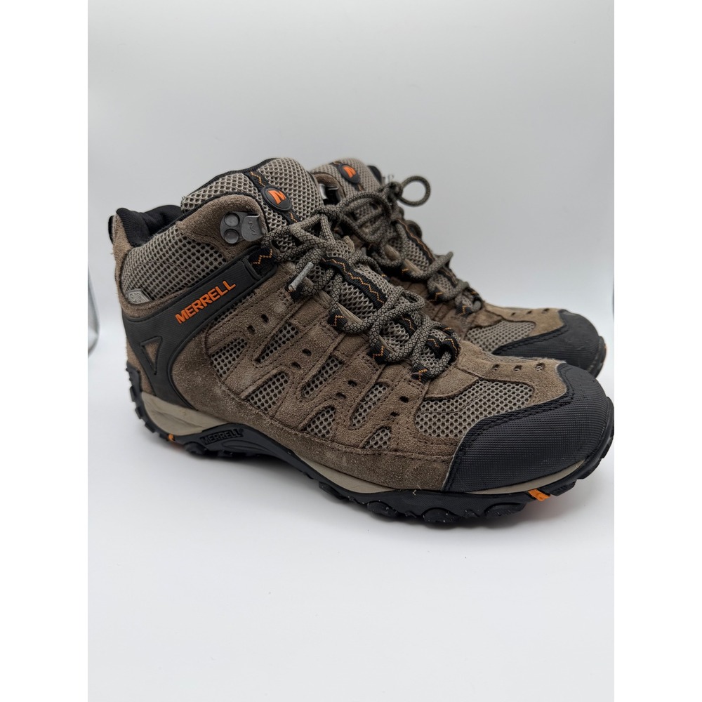 Merrell Moab 2 Mid Waterproof Hiking Boots Mens 9 Brown Grey J342296C